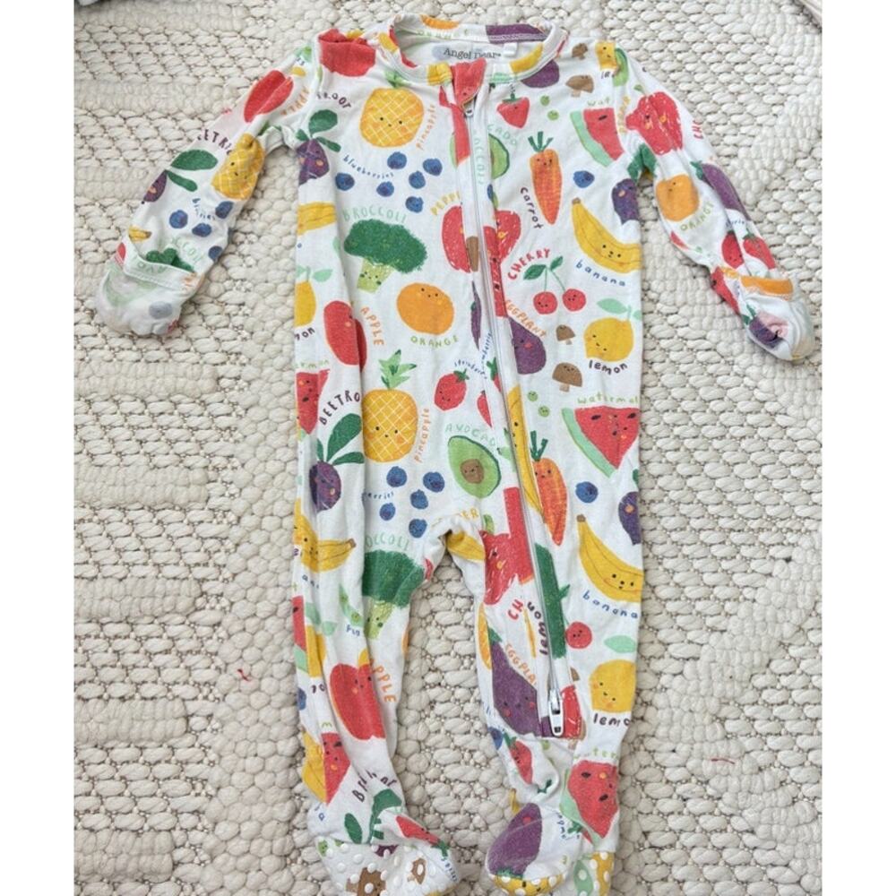 Angel Dear Baby Bamboo Eat The Rainbow Sleeper Size 0-3 Months